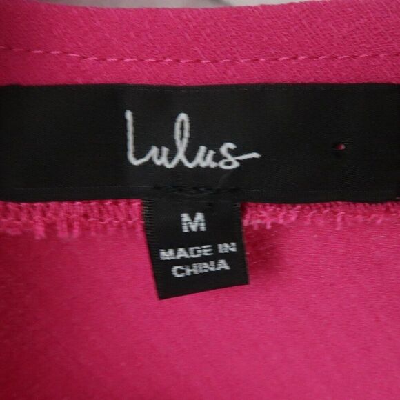 LULU'S SWEET SURPRISE PINK HIGH LOW MAXI DRESS WITH ADJUSTABLE STRAPS SIZE M - Picture 5 of 12